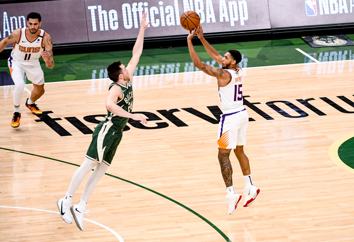 Payne's breakout year has been key to the Suns' Finals run, but should teams interested in the impending free agent trust his 44% three-point shooting this season, nearly 7 percentage points above his career average? 